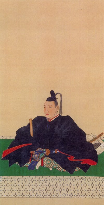 Portret van Nobunaga Oda door Unbekannt Unbekannt